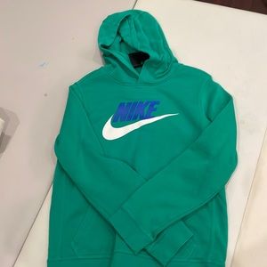 Nike green hoodie size X-Large girls.